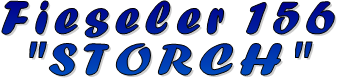Fieseler 156  "STORCH"